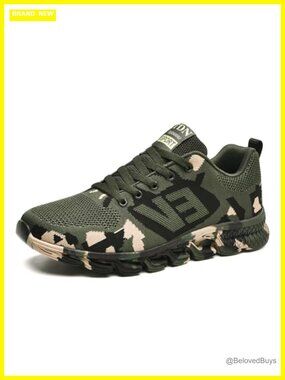 Breathable Knit Running Sneakers Trail Hiking Walking Shoes Non Slip Workout